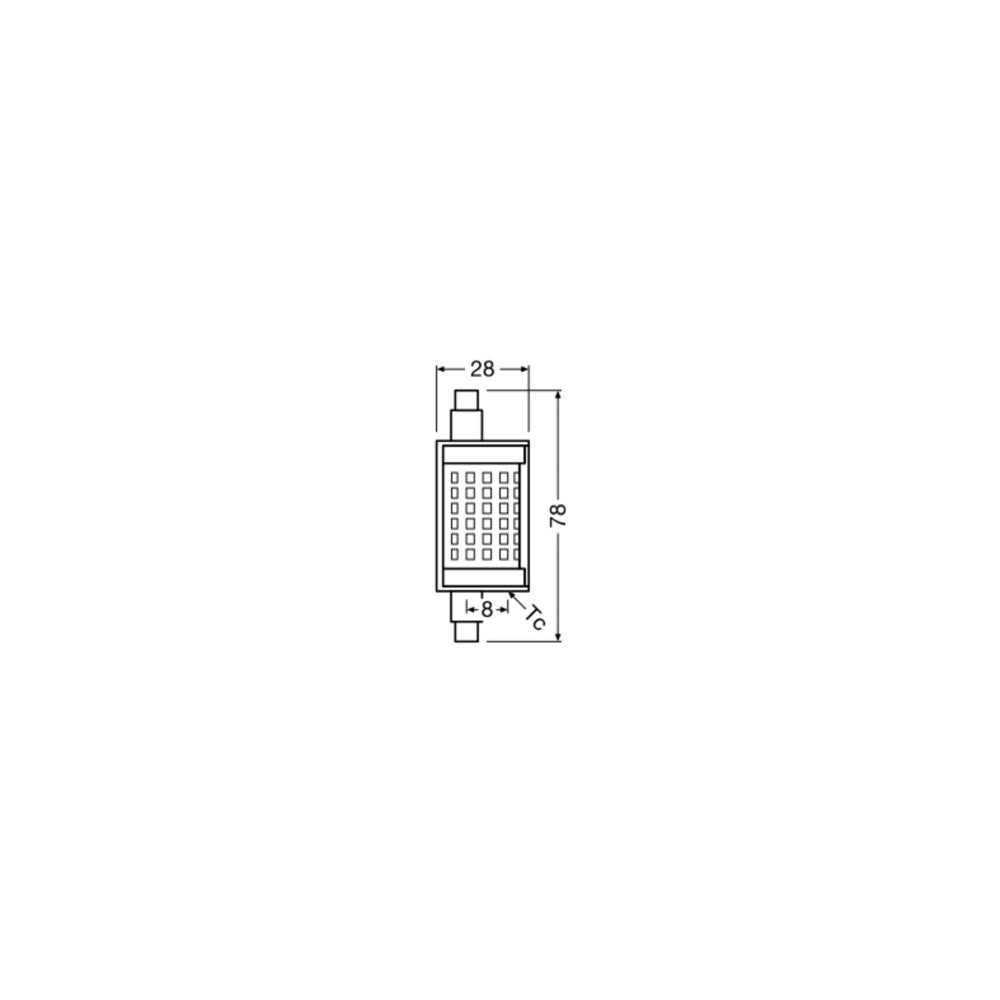 Lâmpada LED LEDVANCE/OSRAM "Especial" r7s 11,5 W 1521 lm 2700 K 300º IP20 - Image 2