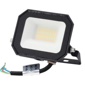Fotografia do Projetor LED de 20 W 100 lm/W 3 CCT (temperatura de cor ajustável) IP65 IK05