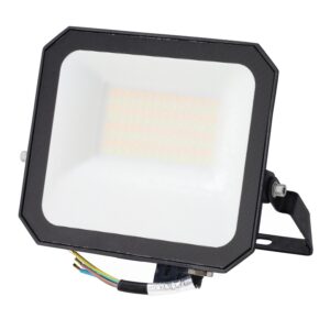 Projetor LED de 50 W 100 lm/W 3 CCT (cor da luz ajustável) IP65 IK05