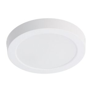 Luminária de teto LED circular de 18 W, 1980 lm, 3 CCT (temperatura de cor ajustável), IP20