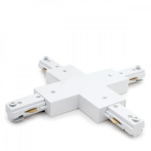 Calha de 2 fases do conector x branco