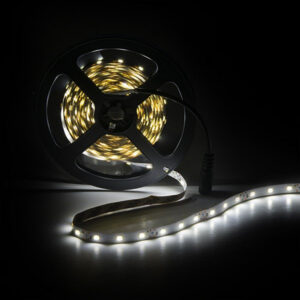 Fita de 300 LED 24 W 1.200 lm CRI85 6000 K SMD3528 12 V DC x5 m -branco