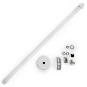 Fotografia do Pólo de suspensão extensível calha holofotes LED 50 ► 100 cm - branco