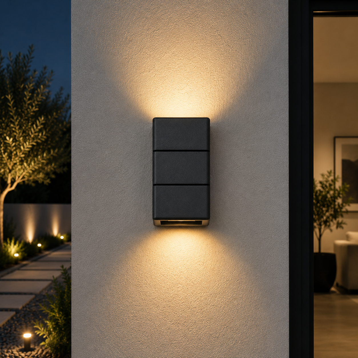 Fotografia do Candeeiro de parede exterior rabalux Lippa LED 70 lm 6 W IP54