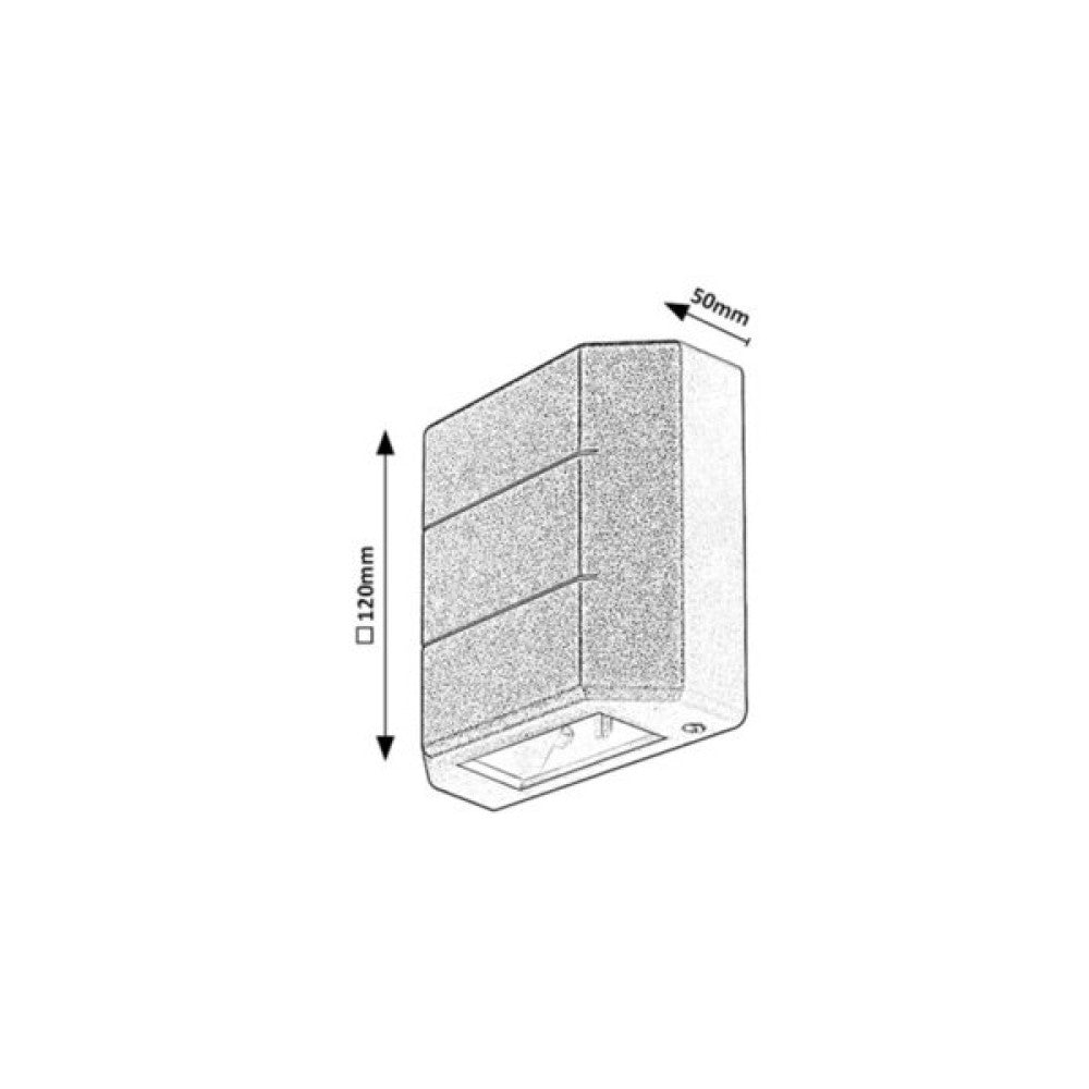 Candeeiro de parede exterior rabalux "Lippa" LED 70 lm 6 W 70 lm IP54 - Image 4