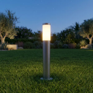 Candeeiro de chão exterior rabalux "Tocha Inox" 1xe27 IP44