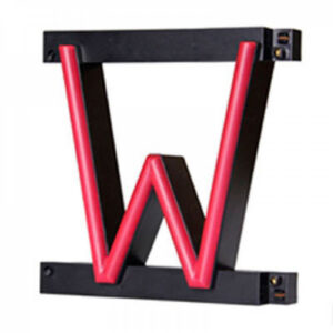 Fotografia da Letra LED neon w largura 146 mm altura 161 mm profundidade 38 mm