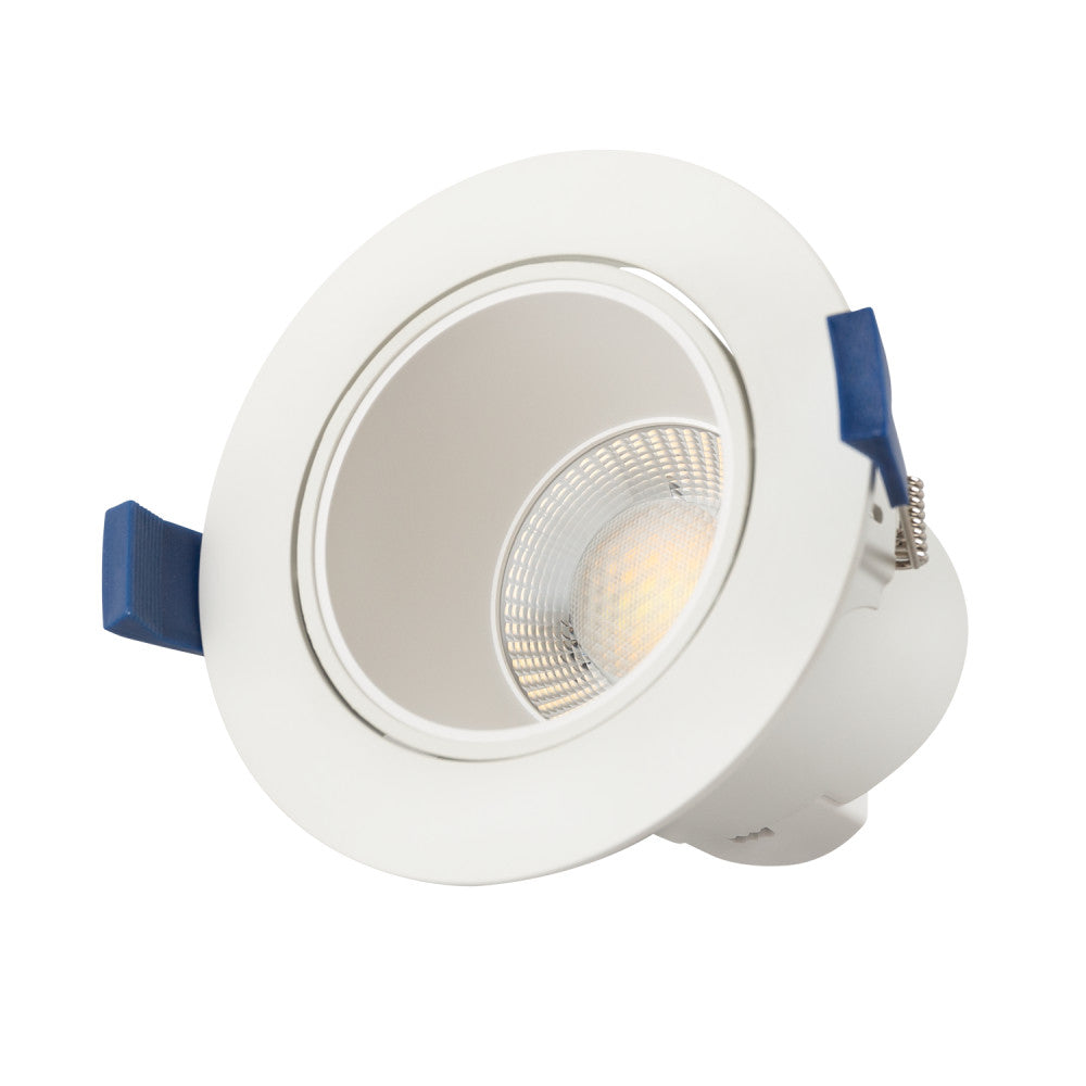 Fotografia do Downlight LED ajustável encastrado 8 W 750 lm CCT 3000-6500 K 60º IP20