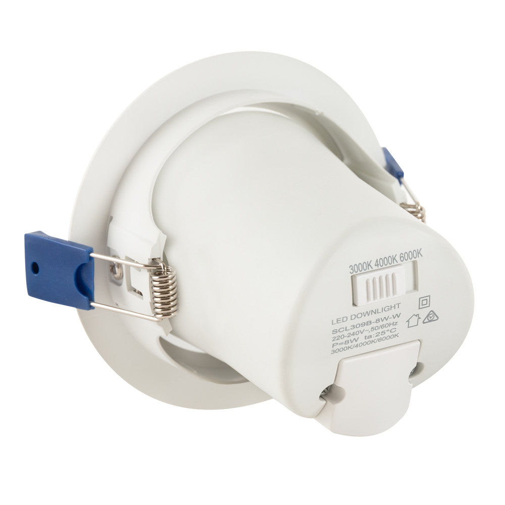 Downlight LED ajustável encastrado 8 W 750 lm CCT 3000-6500 K (temperatura de cor ajustável) 60º IP20 - Image 2