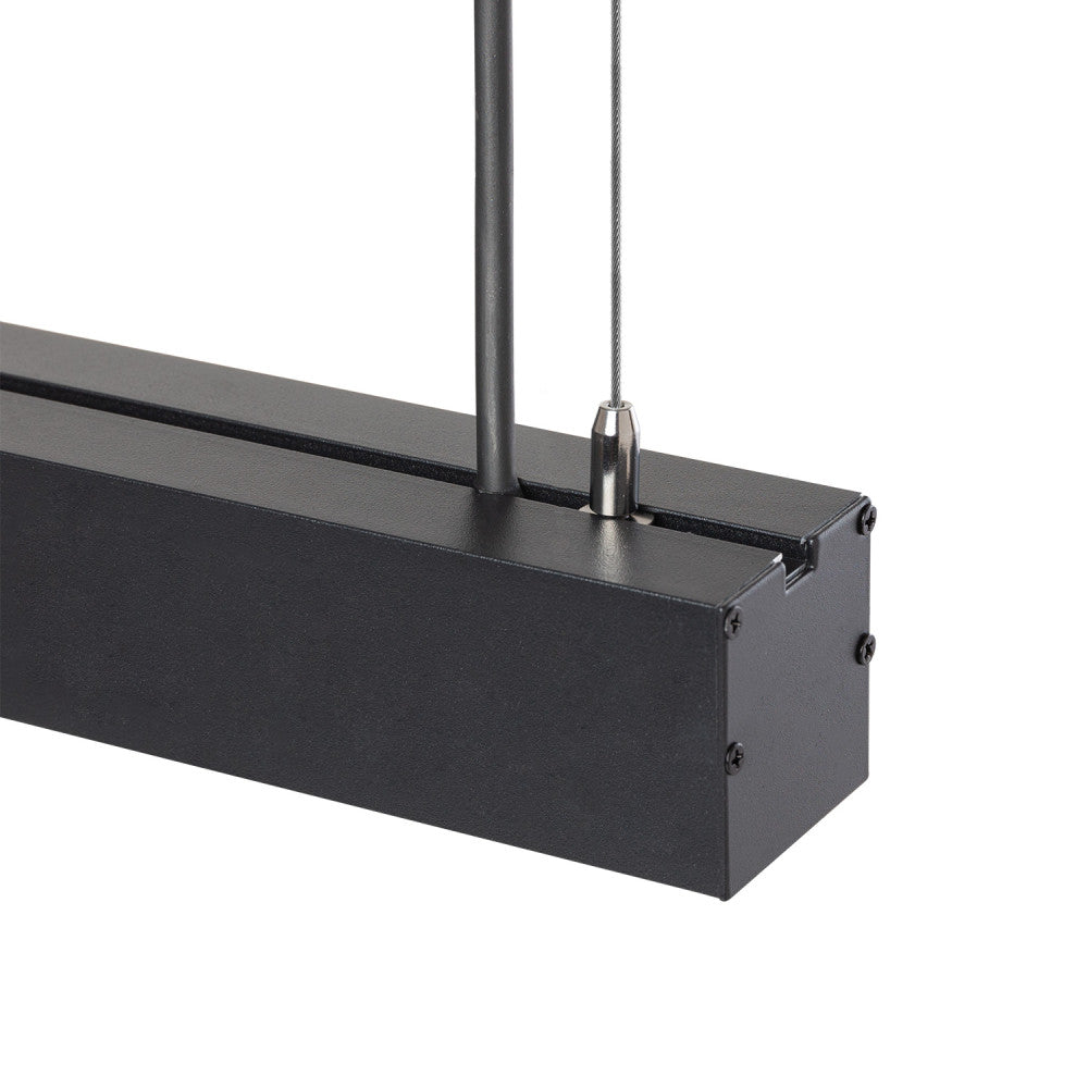 Luminária linear LED conectável de 45 W, 4.500 lm, 180 cm, CCT (temperatura de cor ajustável), driver Lifud, de superfície/suspe - Image 5