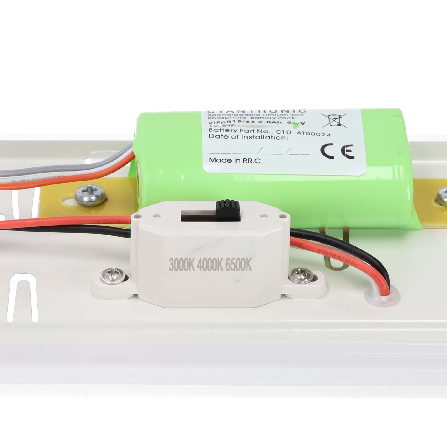 Kit de emergência LED impermeável e interligável 40 W 4800 lm IP65 CCT (temperatura de cor ajustável) 3000-6500 K 110º tridônico re - Image 6