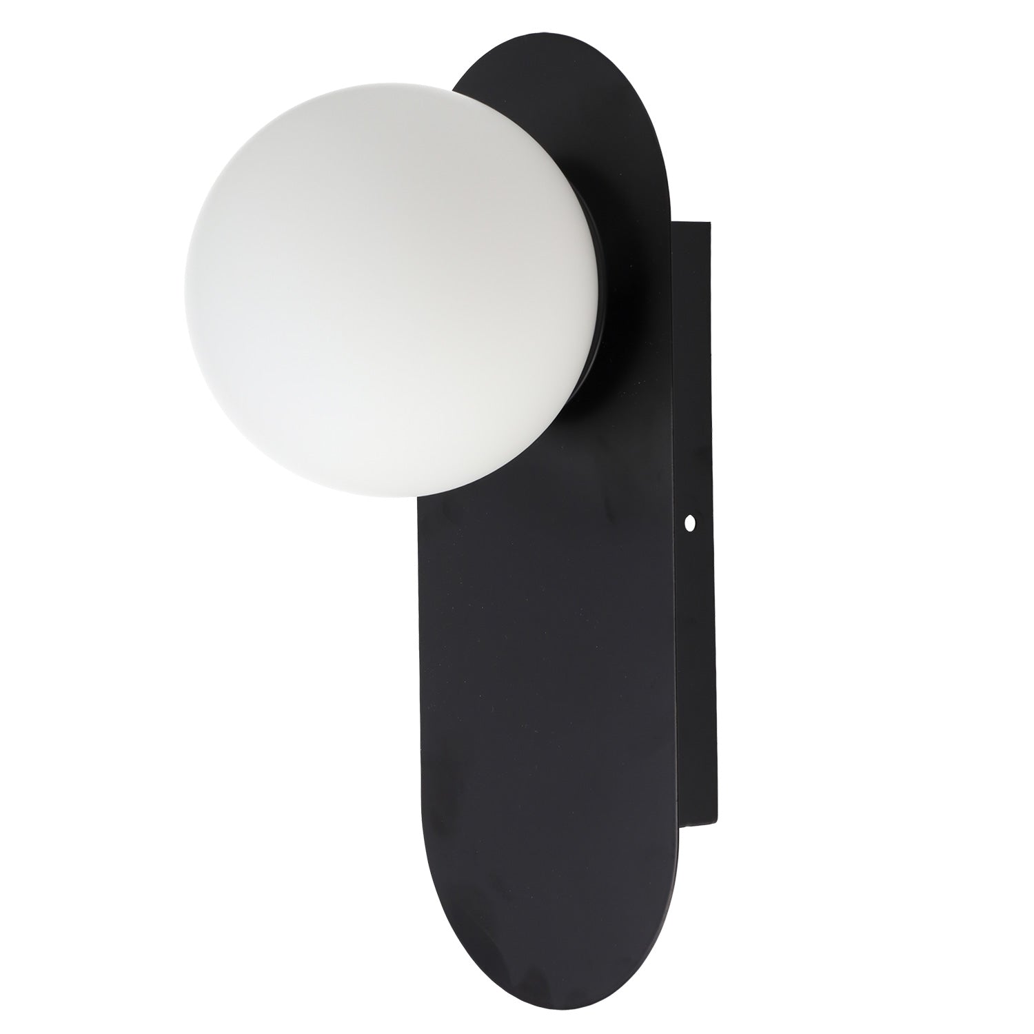 Arandela com esfera de cristal "Glow", preto - Image 2