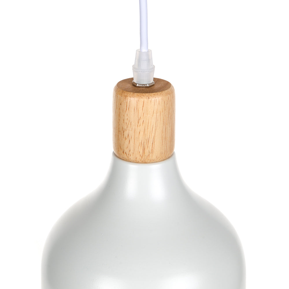 Candeeiro suspenso "Kylee", branco - Image 3