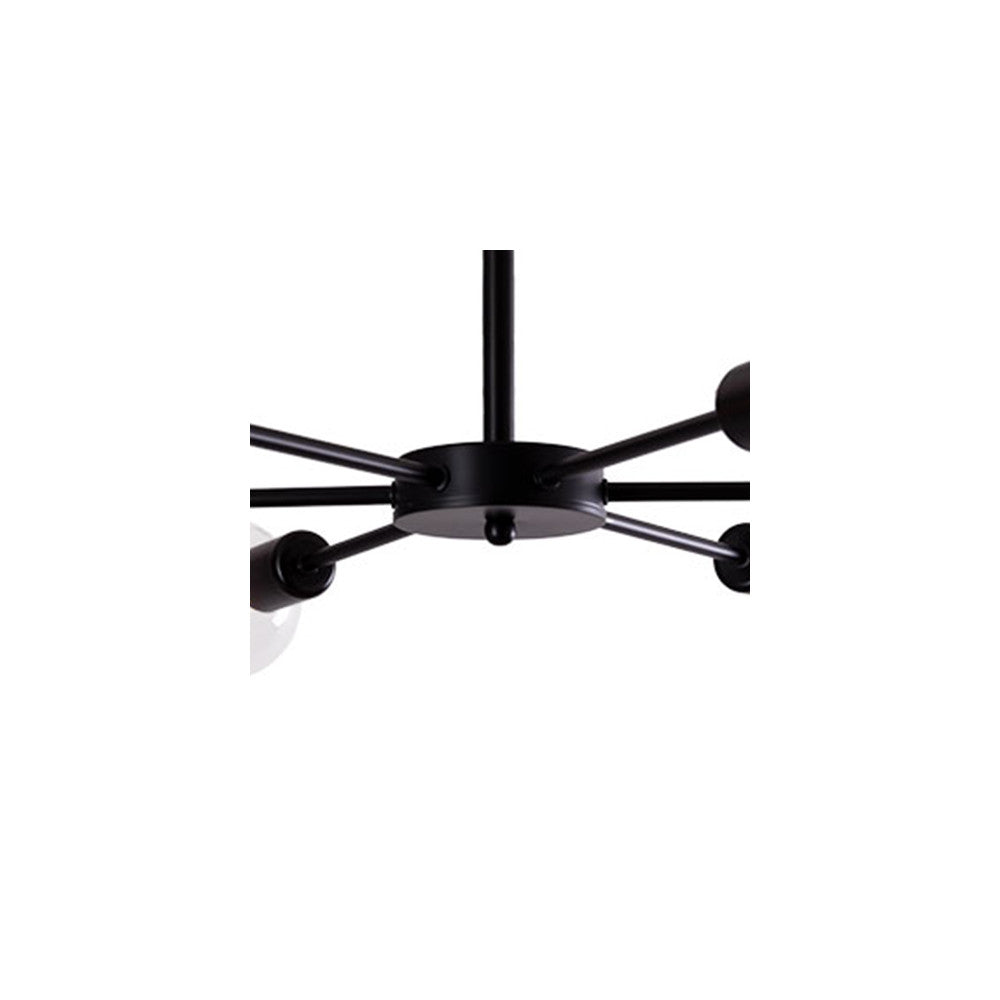 Candeeiro de teto "Adam", preto - Image 6