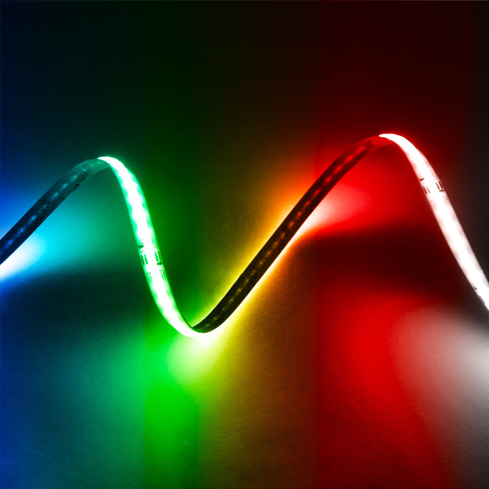 Fotografia da Fita LED COB 5 m 16 W/m 672 lm/m RGB IP20 24 V DC