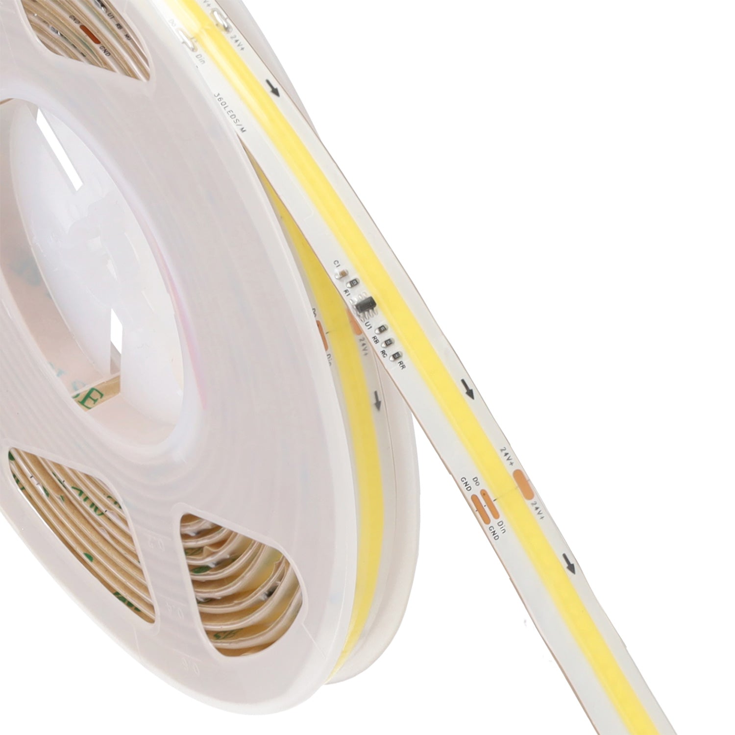 Fita LED COB digital 2811 20ic/m 5 m 19 W/m RGB IP65 24 V DC - Image 3