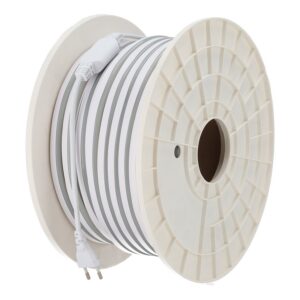Fita LED flexível 10 W/m 220 V AC 120 LED/m SMD2835 IP65 6000 K 50 metros