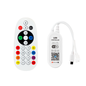 Controlador LED RGB TUYA app + comando à distância 12-24 V DC IP20