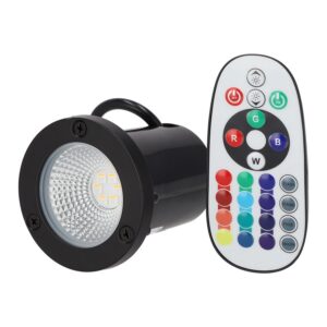 Fotografia do Foco de encastrar de jardim 5 W RGBW IP65 60º com comando à distância