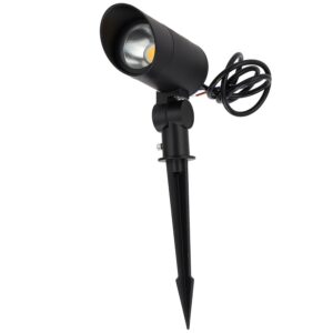 Fotografia do Foco LED com espeto de jardim 18 W 60º IP65 3000 K acabamento preto