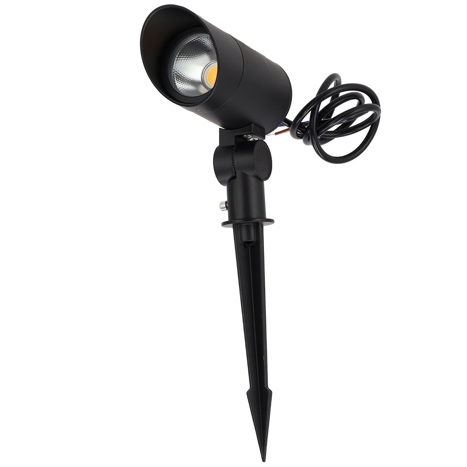 Fotografia do Foco LED com espeto de jardim 18 W 60º IP65 3000 K acabamento preto
