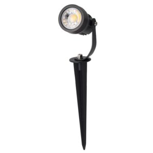 Fotografia do Foco LED com espeto de jardim 5 W 60º IP65 3000 K acabamento preto