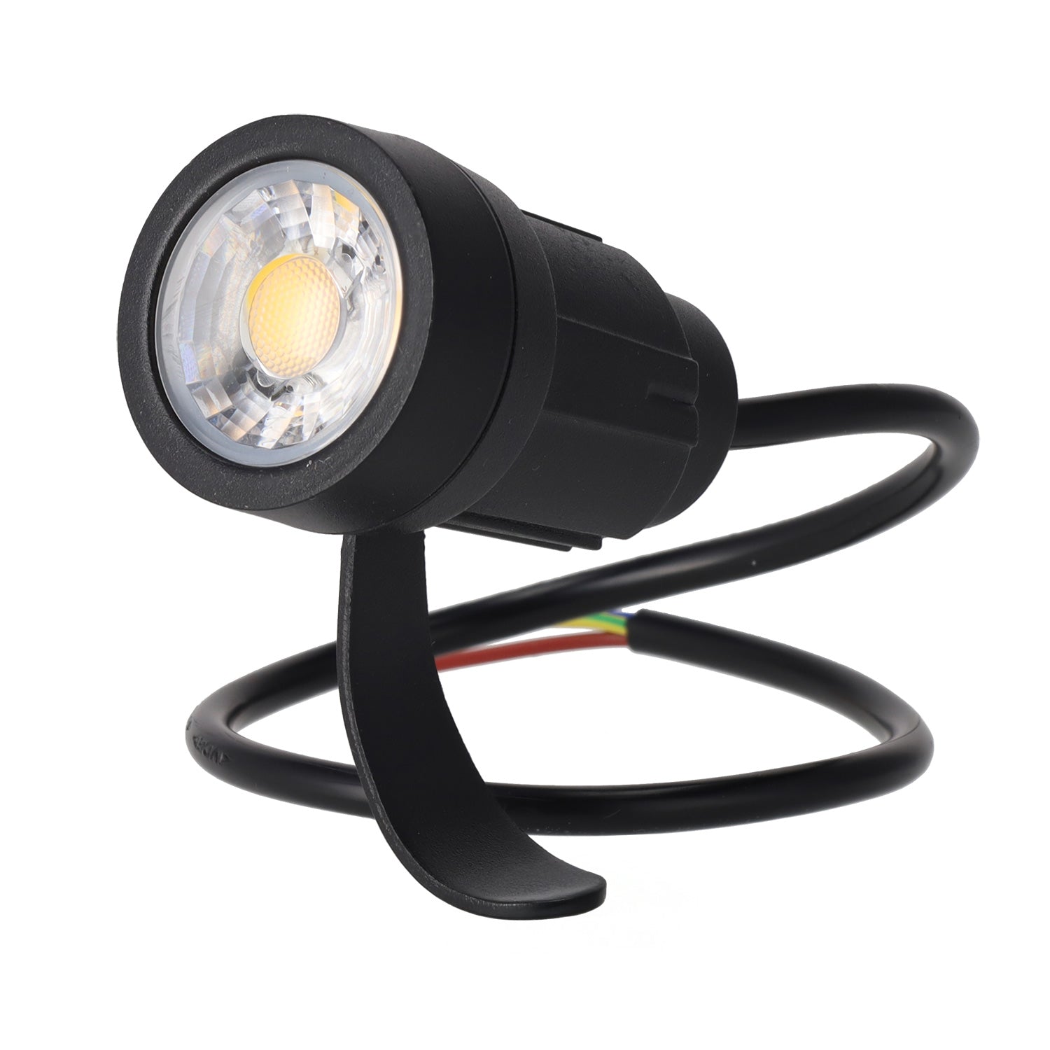 Foco LED com espeto de jardim 5 W 60º IP65 3000 K acabamento preto - Image 2