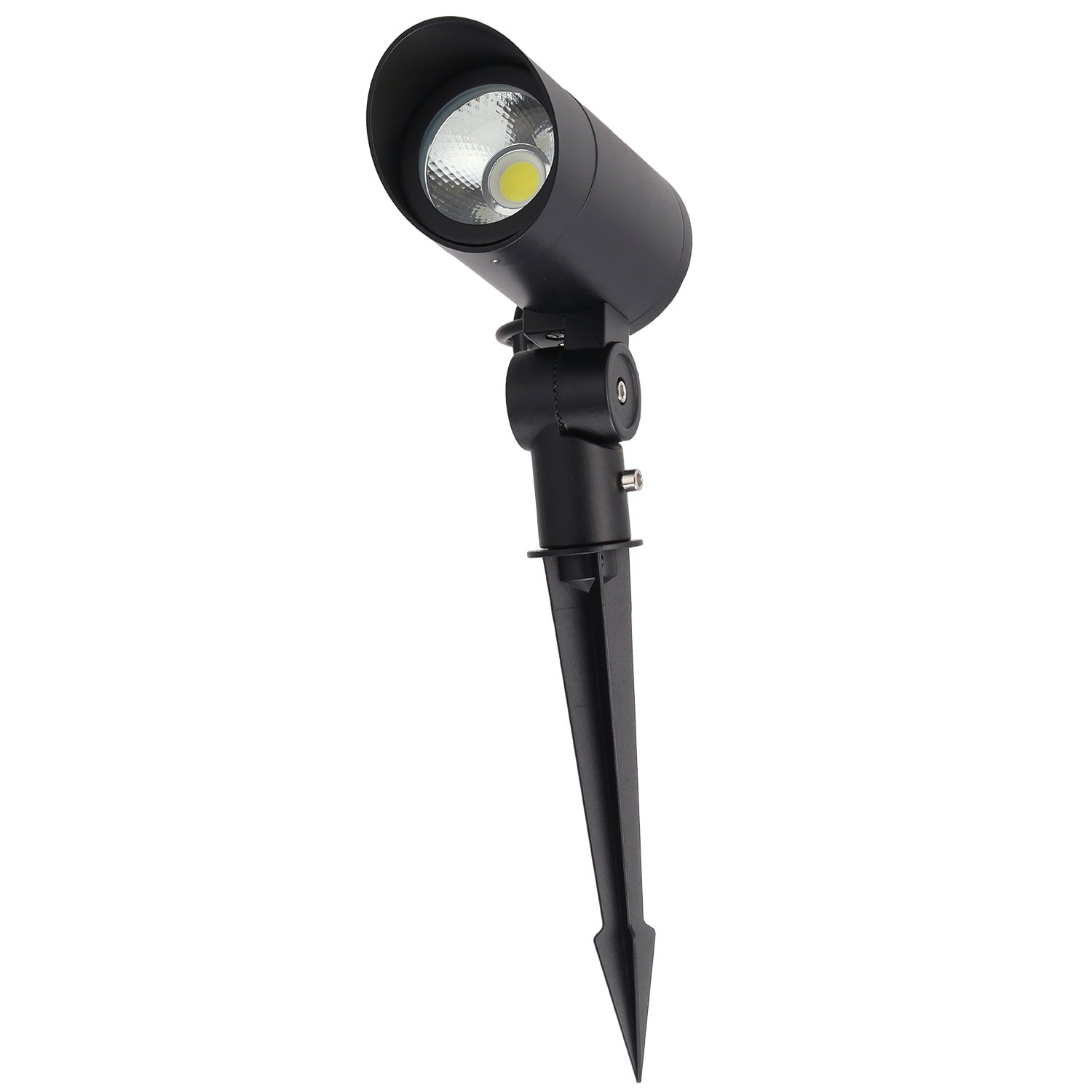 Fotografia do Foco de jardim LED COB de 24 W, 2160 lm, com ponta, 40.000 horas de vida útil, acabamento preto