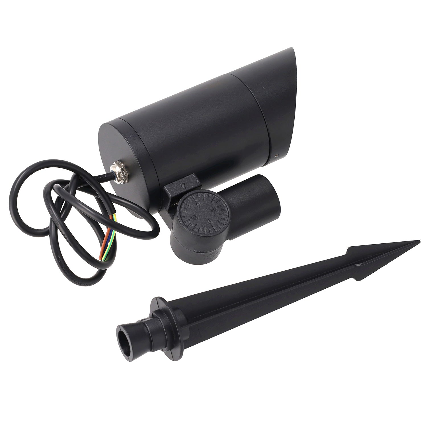 Foco de jardim LED COB de 24 W, 2160 lm,, com ponta, 40.000 horas de vida útil, acabamento preto - Image 5