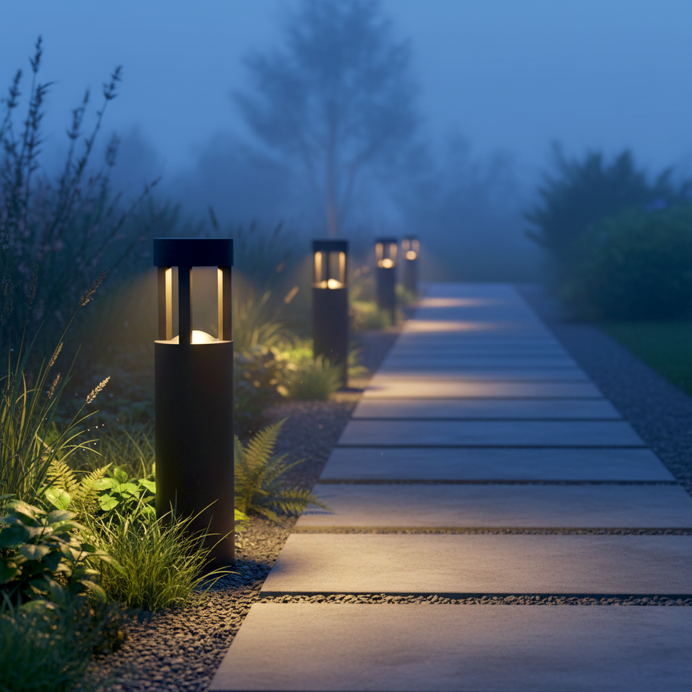 Luminária LED exterior "Al Marj" 60 cm 10 W 220 V AC 3000 K preto - Image 5