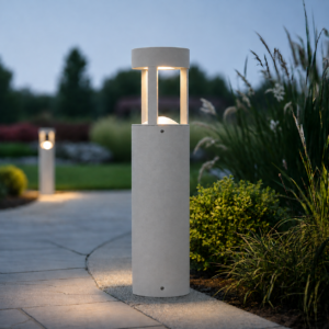 Fotografia da Luminária LED exterior Al Marj de 60 cm, 10 W, 3000 K, cinzento