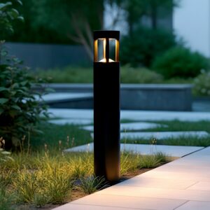 Fotografia da Luminária LED exterior Jamalpur 90 cm 10 W 220 V AC 3000 K preto