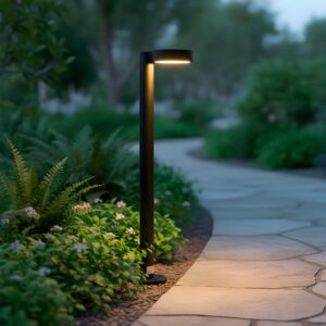 Fotografia do Sinalizador LED exterior 60 cm 10 W 220 V AC 3000 K preto