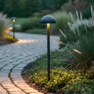 Fotografia do Sinalizador LED exterior Ocala 60 cm 12 W 220 V AC 3000 K preto