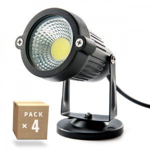 Fotografia do Conjunto de 4 focos LED para jardim 5 W 450 lm