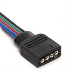 Conector RGB 4 alfinetes fêmea