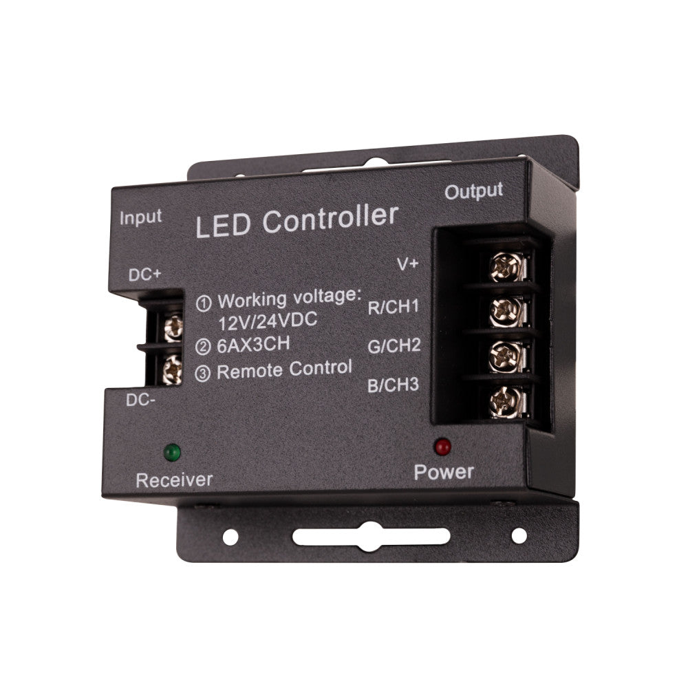 Controlador rf fita LED RGB comando à distância circular 12-24 V DC ► 216/432 W - Image 2